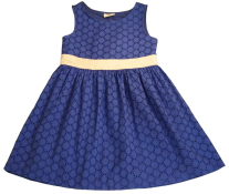 * Платье хлопковое для девочки 7-8 лет